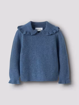 Name it - Kirstena LS Knit - Vintage Indigo