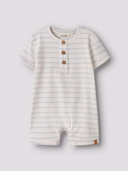 Lil'Atelier - Geo Abi SS Loose Suit Romper - Plein Air