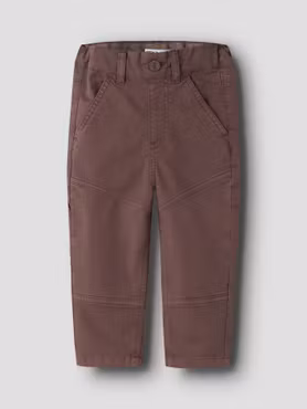 Name it - Ben Tap Twill Pants - French Roast