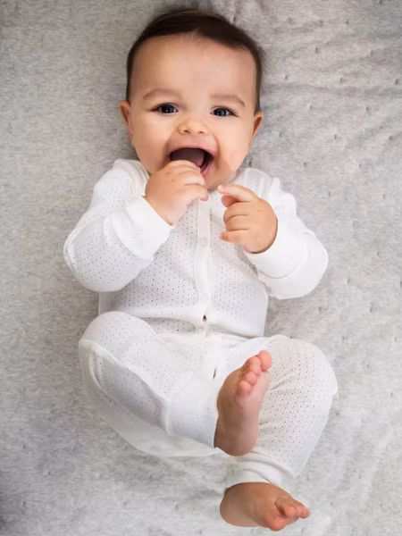Serendipity Organics - Baby Onesie Suit Piontelle - Offwhite