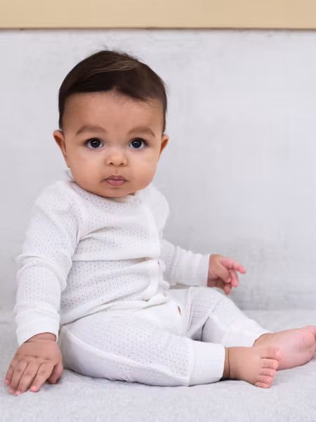 Serendipity Organics - Baby Onesie Suit Piontelle - Offwhite