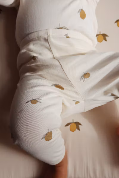 Konges Sløjd - Newborn Leggings - Lemon