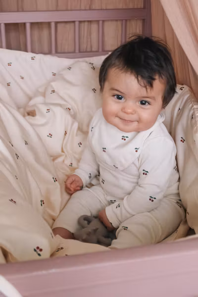 Konges Sløjd - Newborn Set Body & Leggings - Cherry
