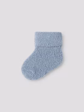Name it - Mollo Terry Fluffy Sock - Ashley Blue