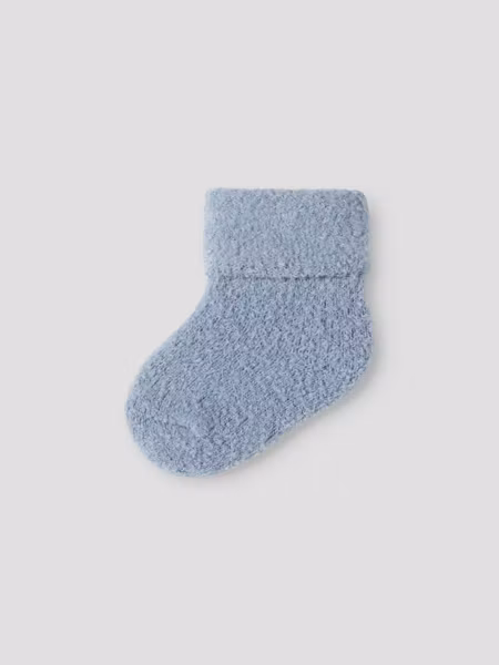 Name it - Mollo Terry Fluffy Sock - Ashley Blue