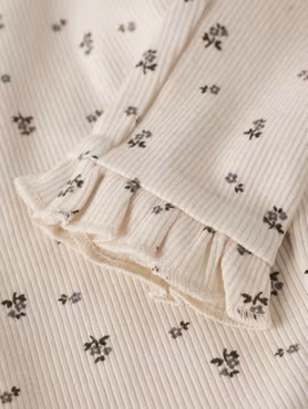 Lil'Atelier - Flago Mer Slim Baby Leggings - Blue Flower