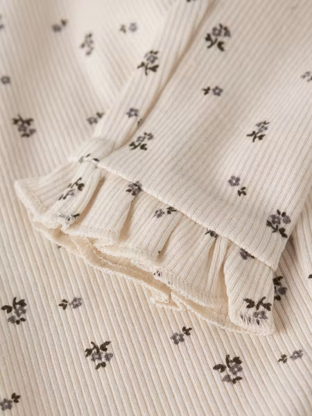 Lil'Atelier - Flago Mer Slim Baby Leggings - Blue Flower