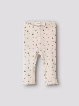Lil'Atelier - Flago Mer Slim Baby Leggings - Blue Flower