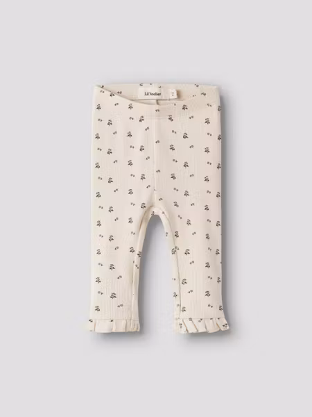 Lil'Atelier - Flago Mer Slim Baby Leggings - Blue Flower