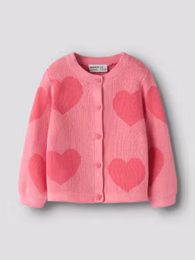 Name it - Lianax LS Knit Cardigan - Flowering Ginger