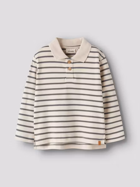 Lil'Atelier - Limia LS Loose Polo Shirt - Poppy Seed