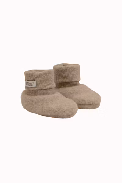 HUTTEliHUT - Footies Wool Fleece Tossor - Savannah Melange