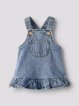 Lil'Atelier - Set Baby Rachel Slim SS Body Coconut Milk & Karole Denim Skirtall