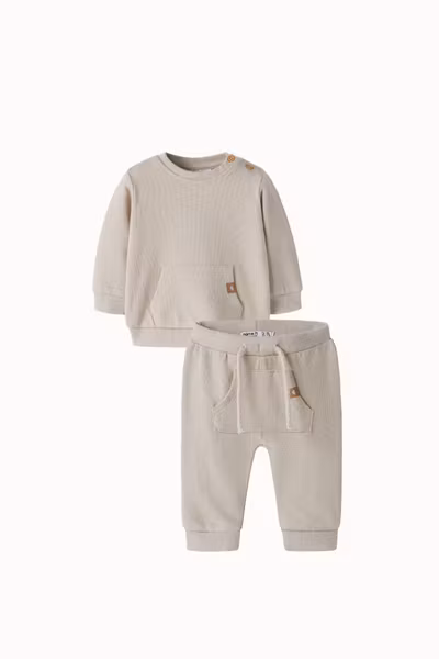 Name it - Set Larsen Baby Sweatshirt & Sweatpants - Peyote