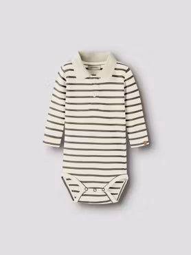 Lil'Atelier - Set Baby Limia LS Polo Body Poppy Seed & Karole Wide Jeans
