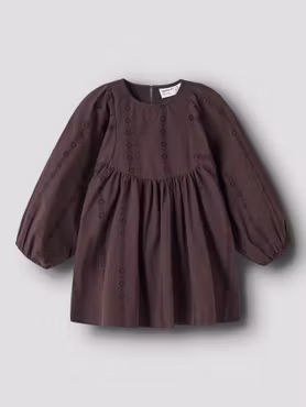 Name it - Fininar LS Dress - Chocolate Plum