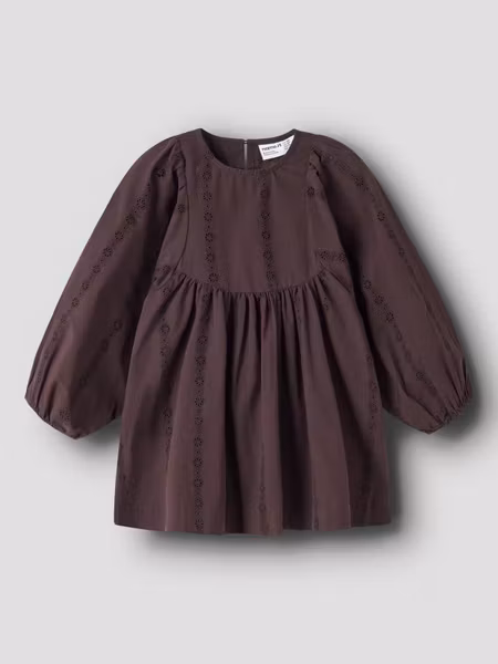 Name it - Fininar LS Dress - Chocolate Plum