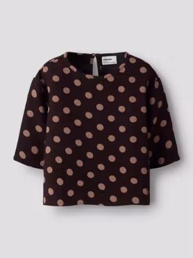 Name it - Nina 3/4 RLX Top - Chocolate Plum