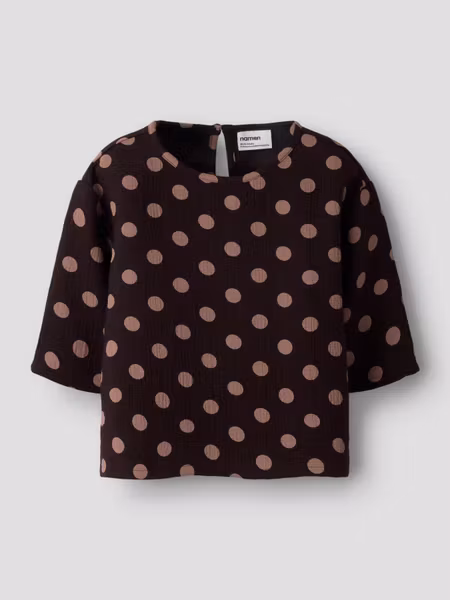 Name it - Nina 3/4 RLX Top - Chocolate Plum