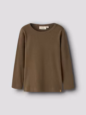 Lil'Atelier - Gabo Bob LS Slim Top - Teak