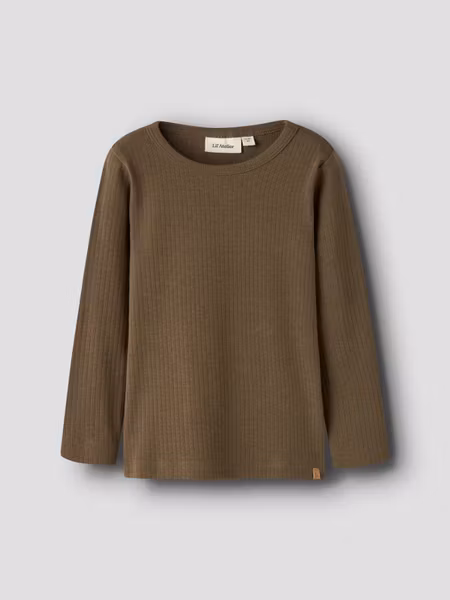 Lil'Atelier - Gabo Bob LS Slim Top - Teak