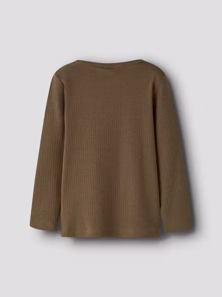 Lil'Atelier - Gabo Bob LS Slim Top - Teak