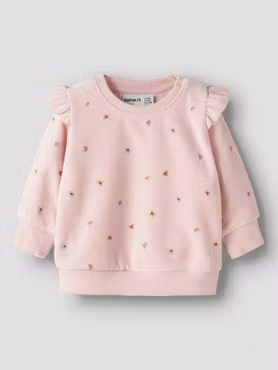 Name it - Nabiaya Baby Sweatshirt Velour - Lotus
