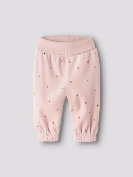Name it - Nabiaya Baby Sweatpants Velour - Lotus