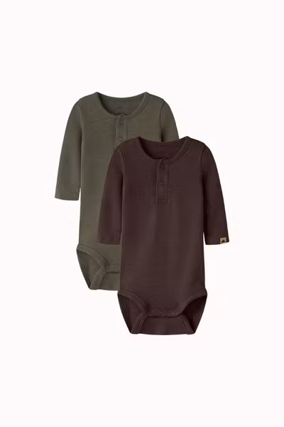Name it - 2 pack Honey Baby Body - Olive Night & Chocolate Plum