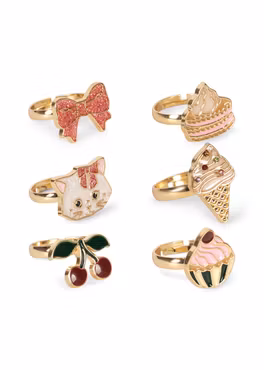 Konges Sløjd - Kitty Sweet Ring Set - Gold