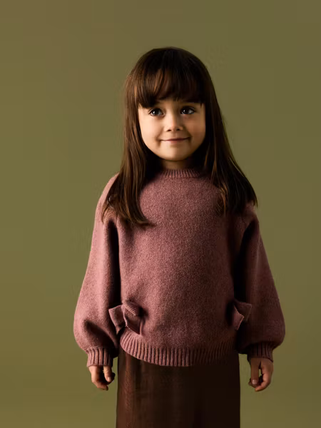 Name it - Dopner LS Knit - Wild Ginger
