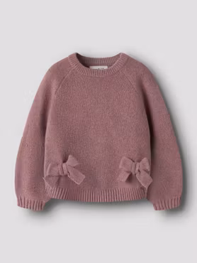 Name it - Dopner LS Knit - Wild Ginger