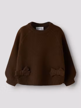 Name it - Dopner LS Knit - Chocolate Plum
