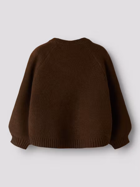 Name it - Dopner LS Knit - Chocolate Plum