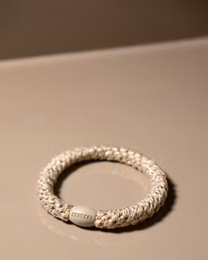 KKNEKKI - Original Hair Tie - Beige Glitter