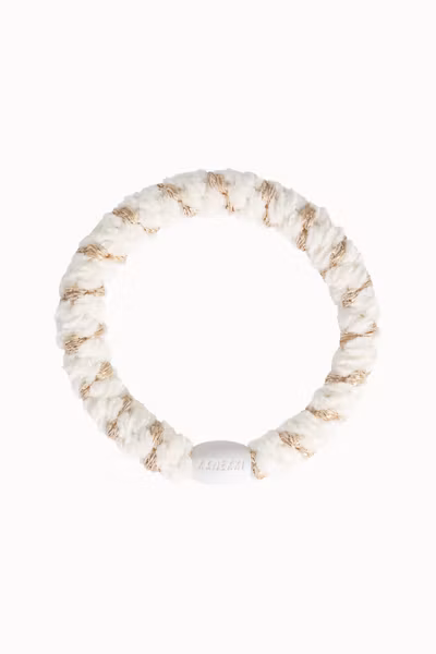 KKNEKKI - Original Hair Tie - Velvet Stripe Ivory