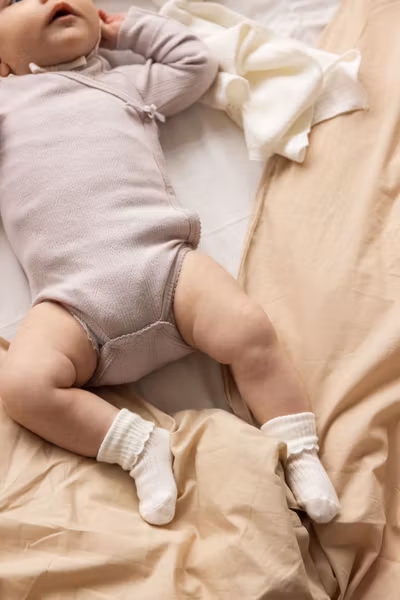 MarMar Copenhagen - Newborn Body Belita Pointelle - Violet Dust