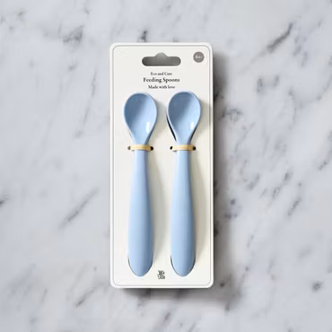 Jack o Juno - Feeding Spoons 2pack - Pale Blue