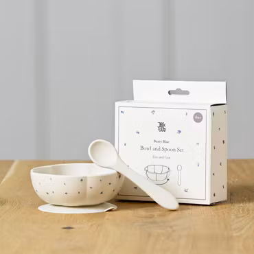 Jack o Juno - Bowl & Spoon Set - Berry Blue