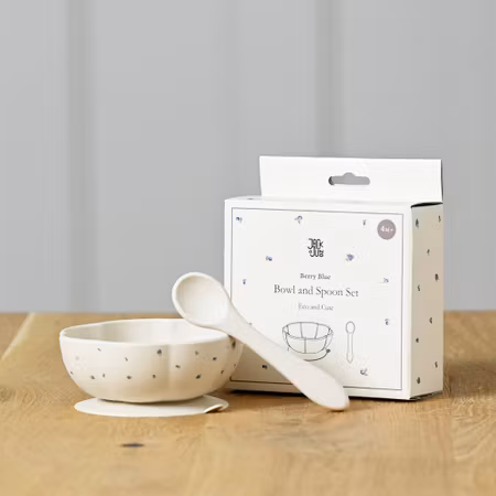 Jack o Juno - Bowl & Spoon Set - Berry Blue