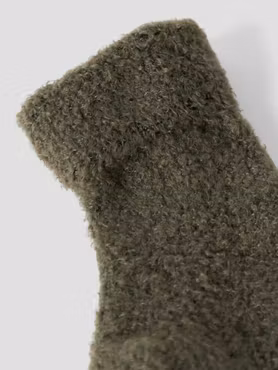 Name it - Mollo Terry Fluffy Sock - Olive Night