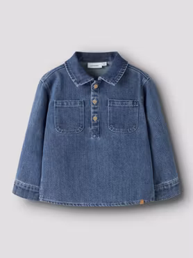 Lil'Atelier - Bello LS Denim Loose Overshirt