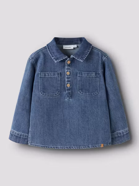 Lil'Atelier - Bello LS Denim Loose Overshirt