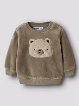 Name it - Oliwe Baby Teddy Sweatshirt - Mermaid