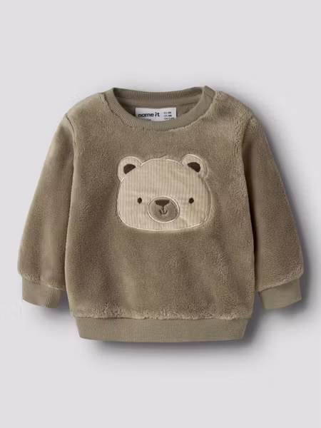 Name it - Oliwe Baby Teddy Sweatshirt - Mermaid