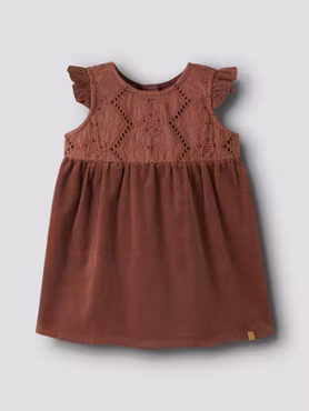 Lil'Atelier - Nellas Baby Cord Dress - Mahogany