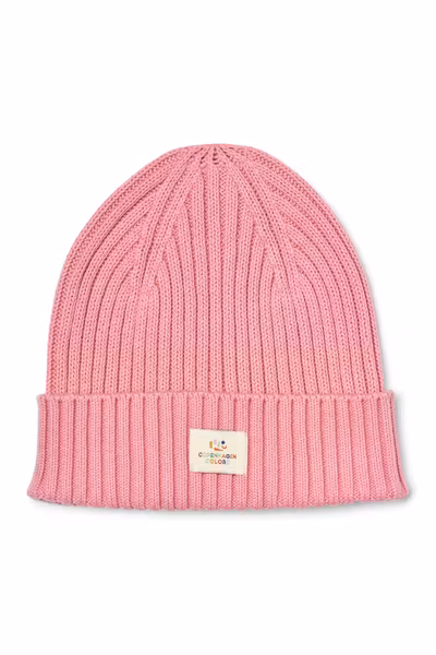 Copenhagen Colors - Classic Beanie Cotton Knitted - Blossom Pink