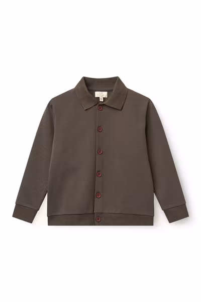 Copenhagen Colors - Super Stretchy Cardigan - Dark Brown