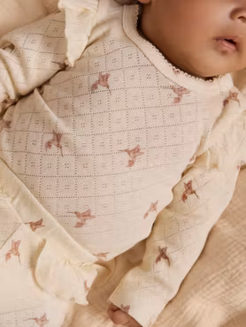 Lil'Atelier - Rachello Tyl Slim Baby Body - Turtledove Bird