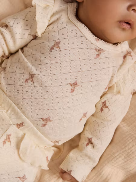 Lil'Atelier - Rachello Tyl Slim Baby Body - Turtledove Bird